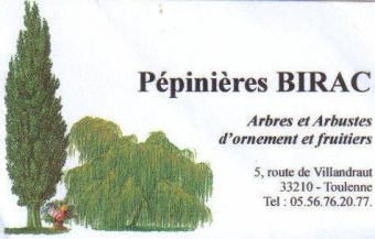 Logo Pépinières BIRAC